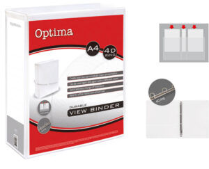 225260-EC Mapa prospekt A4-50mm 4R bijela/folija OPTIMA 24512 P12/48