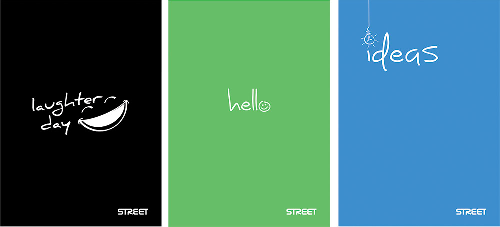 225573-EC Bilježnica PP A4/D Street NEON 42l 61150A P10/60