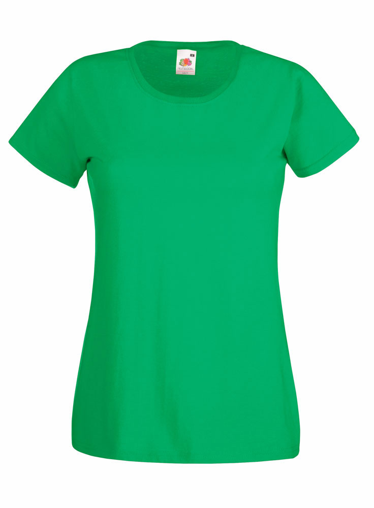 225786-EC Majica FOL T-shirt KR Lady-fit Valeuw. new 165g zelena Kelly L P72