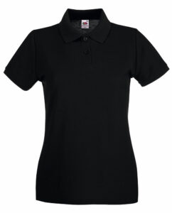 226133-EC Majica FOL Polo ženska Lady-fit Premium KR crna S P36
