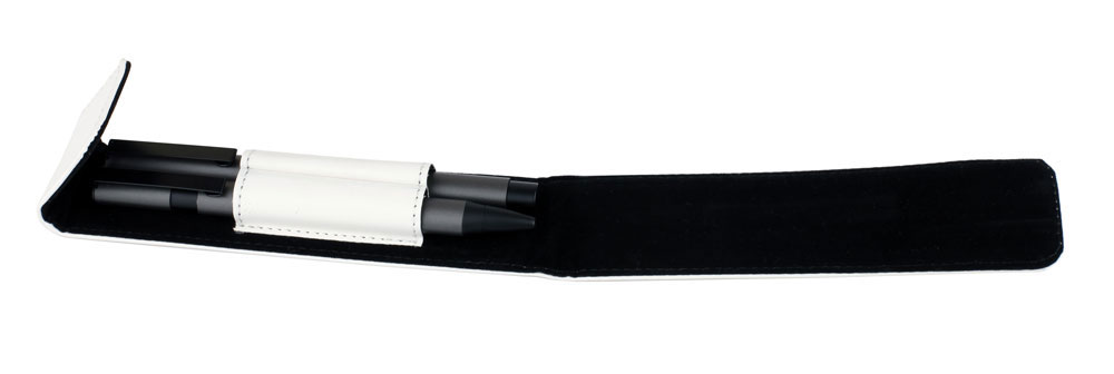 226359-EC Etui za 2 kem.olovke Boden bijeli P200/400