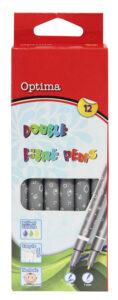 226748-EC Flomasteri 12/1 dupli vrh OPTIMA karton 100073 P12/144
