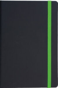 226801-EC Notes FLUX EDGE A5 14x21 crno-zeleni 991.023.51 P1/20