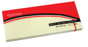 227099-EC Blok samoljepivi 40x50 žuti OPTIMA 3x100L 22943 P4/120