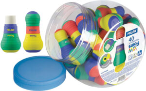 227462-EC Gumica+šiljilo MILAN Sway Mix sort 40kom u pvc kantici P40/320 NETTO