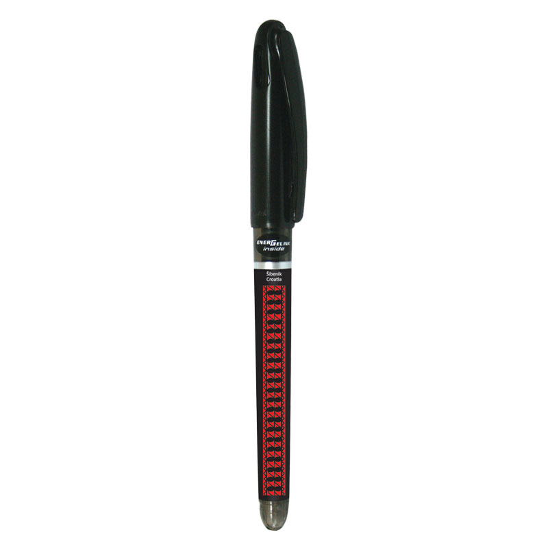 227636-EC Gel pen 0,7 PENTEL EnerGel Tradio Ethno Croatia Šibenik crna