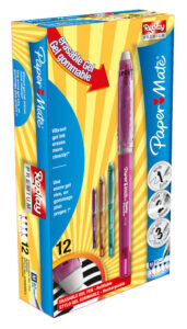 227678-EC Gel Pen s gumicom PAPER MATE REPLAY PREMIUM fun colors kutija 12/1 P144 NETTO