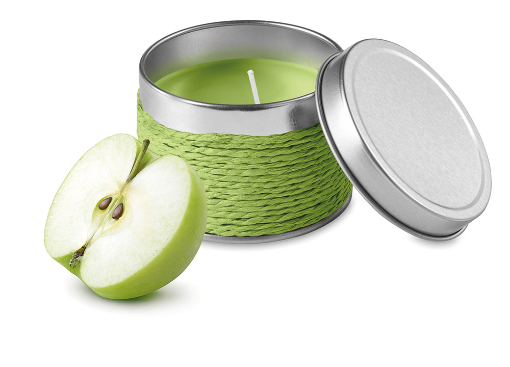 228353-EC Svijeća mirisna Green Apple fi 6cmx4,2cm