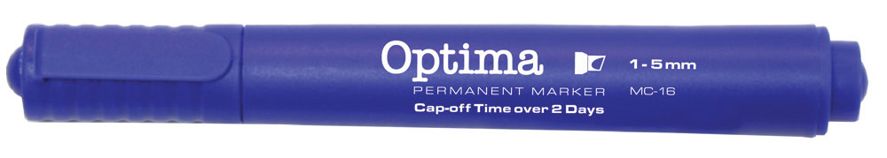 228796-EC Marker perm. OPTIMA MC16 1-5mm kosi vrh plavi 120939 P12/144/864