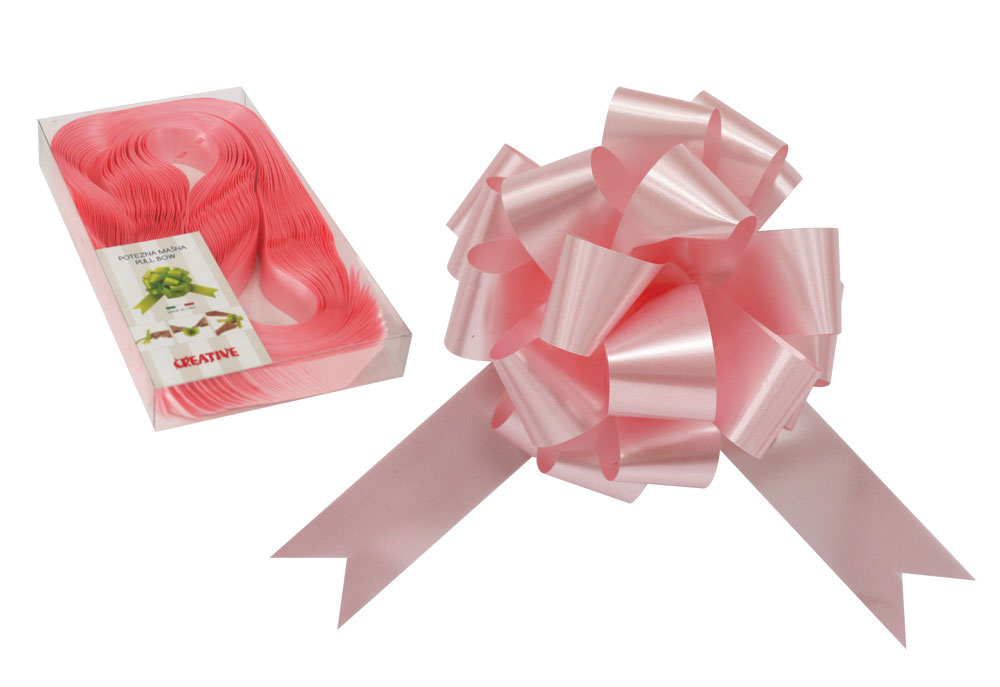 230326-EC Mašna potezna 31mm mat roza 30 kom u pvc kutiji P30/300