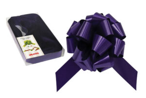 230327-EC Mašna potezna 31mm mat ljubičasta 30 kom u pvc kutiji P30/300