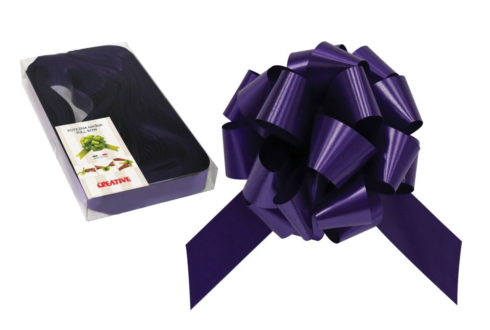 230327-EC Mašna potezna 31mm mat ljubičasta 30 kom u pvc kutiji P30/300