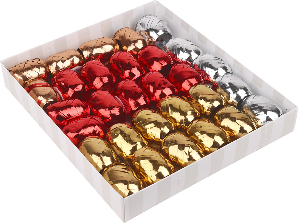 230335-EC Traka 5mmx10m (jaje), metalik sjajna, mix 4 boje od 30 kom u kutiji P30/660