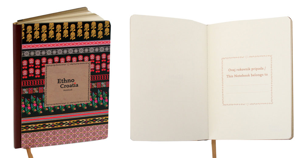 230457-EC Rokovnik 175 x 240mm Ethno Croatia P16