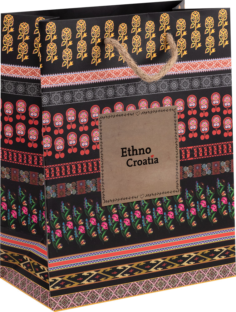 230467-EC Vrećica M Ethno Croatia 18x23x10cm P12/204
