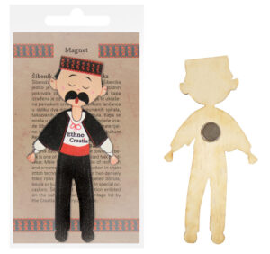 230494-EC Magnet drveni Ethno Croatia Šibenik P6/60