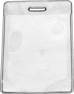 230556-EC Etui za akreditaciju prozirni 7,5x12,5cm okomiti