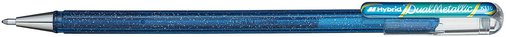 230708-EC Gel pen 1,0 PENTEL Hybrid Dual Metallic K110-DC plavi/ metalik zeleni P12/576