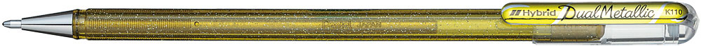 230713-EC Gel pen 1,0 PENTEL Hybrid Dual Metallic K110-DX zlatni P12/576