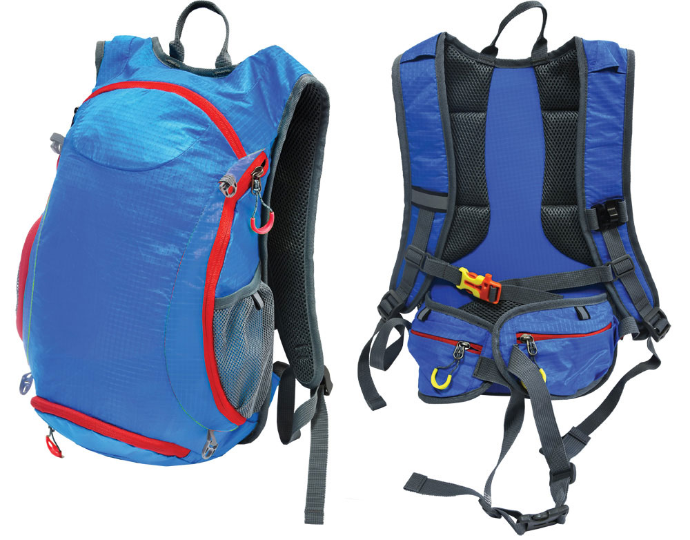 231201-EC Ruksak Fire plavo/crveni vodootporan biciklistički 43 x 23 x 16 cm