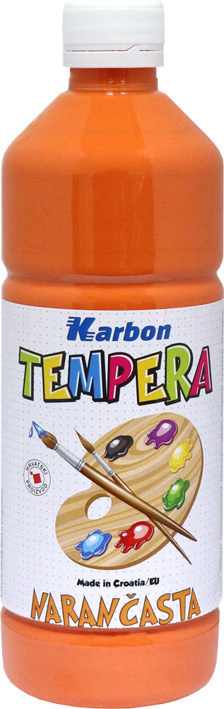 231542-EC Tempera 550 ml  boca KARBON narančasta P20 NETTO