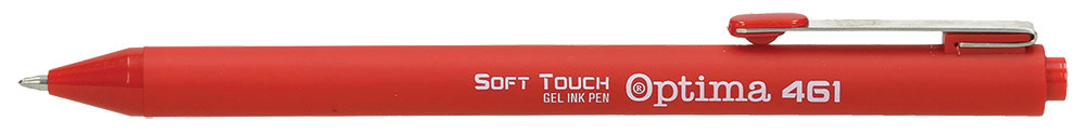 231623-EC Gel pen 0,7 OPTIMA Soft Touch 461 crvena 100922 P12/144/1728
