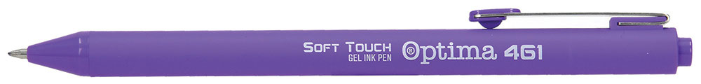 231626-EC Gel pen 0,7 OPTIMA Soft Touch 461 ljubičasta 100925 P12/144/1728