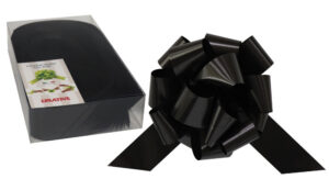 231718-EC Mašna potezna 50mm mat crna 30 kom u pvc kutiji P30/300