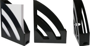 231753-EC Stalak za papir uspravni PVC ARK 2070 crni P24