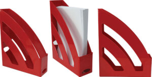 231754-EC Stalak za papir uspravni PVC ARK 2070 crveni P24