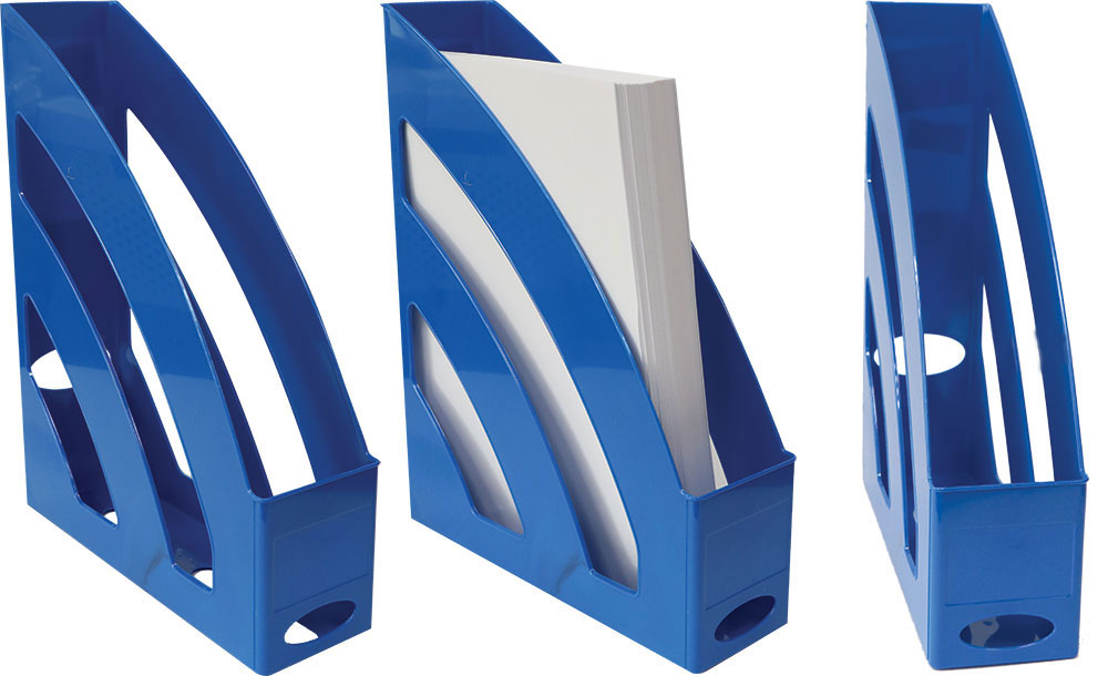 231755-EC Stalak za papir uspravni PVC ARK 2070 plavi P24