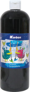 231866-EC Tempera 1000ml boca KARBON crna P12