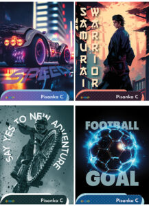 232108-EC Bilježnica Pisanka C STREET GOLD MIX DEČKI  P20/120