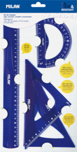 232487-EC Geometrijski set veliki MILAN flex.resistant plavi acid bls P24/96