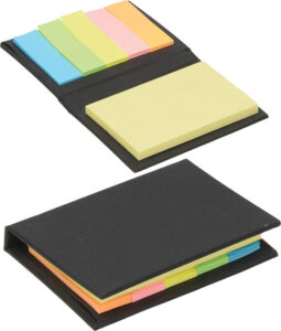 233342-EC Set memo post-it listići u boji Lili crni P1/300