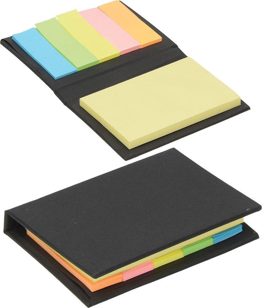 233342-EC Set memo post-it listići u boji Lili crni P1/300