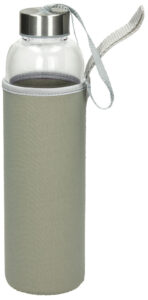 233575-EC Boca za vodu staklena Wave Color 600ml bež P1/25