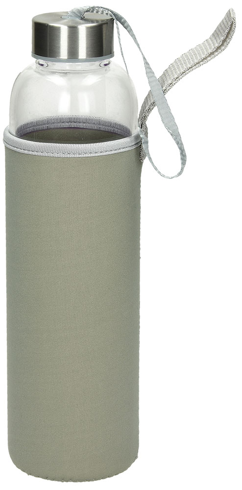 233575-EC Boca za vodu staklena Wave Color 600ml bež P1/25