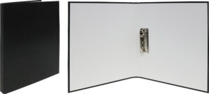 234186-EC Mapa biro karton A4 s papučicom OPTIMA crna 22484 P25