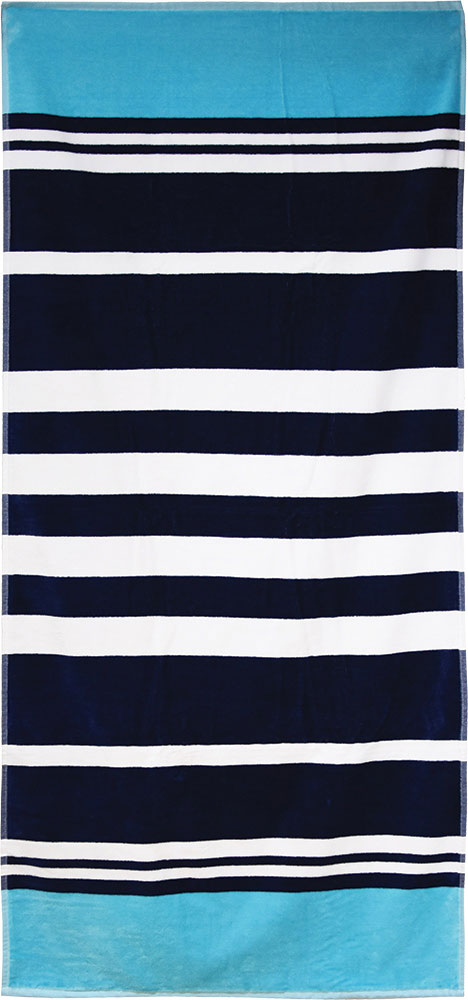 234782-EC Ručnik Beach Stripes 75x170cm 420gsm žakard prugasti