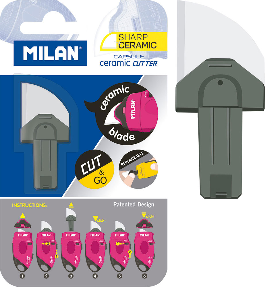 234866-EC Keramički nožić za skalpel MILAN CAPSULE BWM10337 blister P12/96