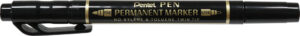 234881-EC Marker perm. PENTEL TWIN TIP N75W-A crni P12/576