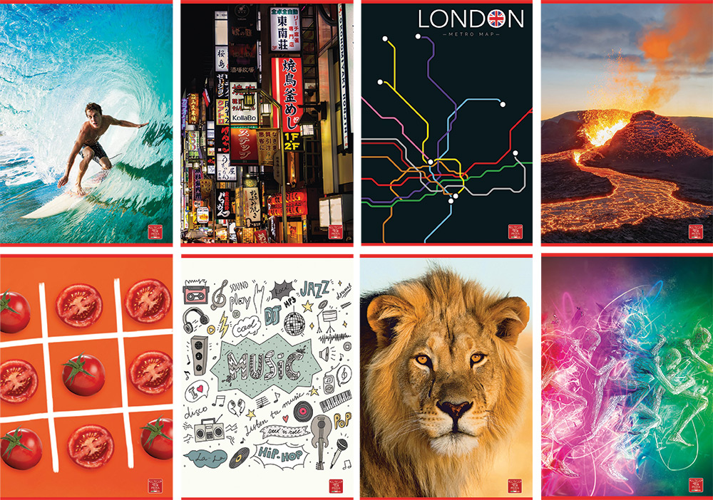 235049-EC Bilježnica A4/B Pigna PREMIUM MIX 3 P10/60 NETTO