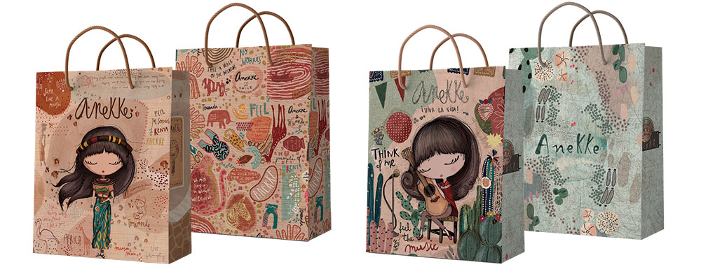 236388-EC Vrećica M ANEKKE 17,8x22,9x9,8cm mat glitter P12/240