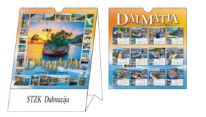236532-EC Kalendar stolni DALMACIJA 14L 15x16+5 P20 STZK-TMR 2026