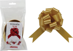 236701-EC Mašna potezna 31mm mat zlatna 2 kom bls P2/1