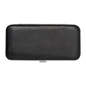 236804-EC Manikir set 6-dijelni ELEGANT crni, umjetna koža P12