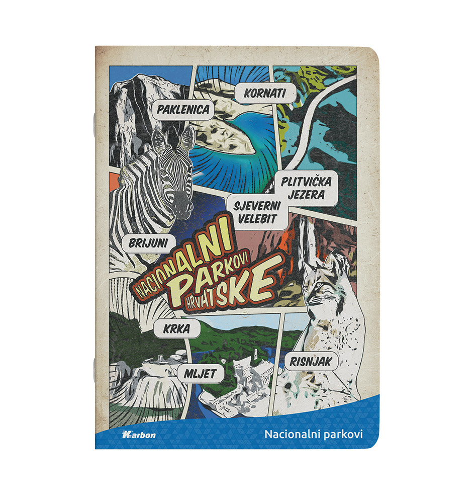 237066-EC Bilježnica A4/D KARBON s memom 42L, P10/60