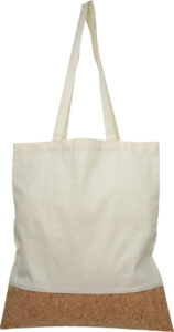 237596-EC Torba shopping pamučna sa plutom 130g Cork natur, 38x42cm P200
