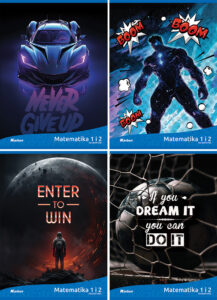 237961-EC Bilježnica Matematika 1 i 2 KARBON DEČKI P20/120